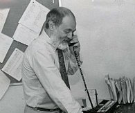 Vince Lique on the Telephone